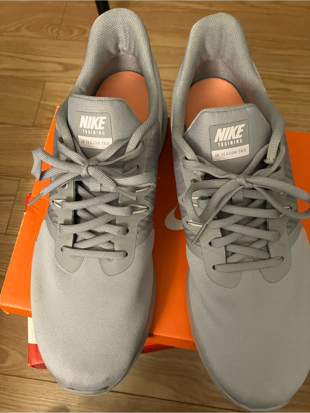 Nike Woman’s Light Grey Athletic Training Shoes